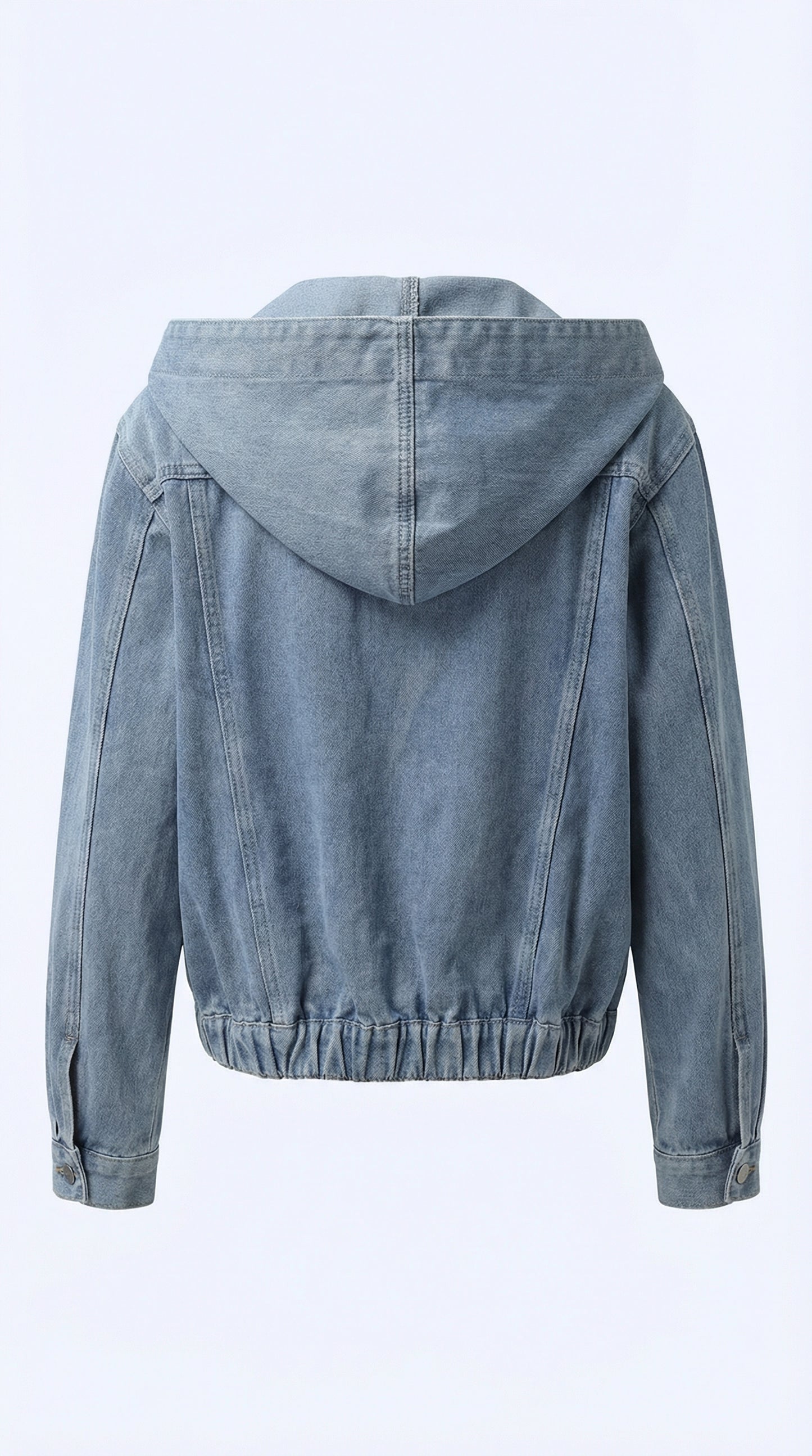 Sudadera vaquera con capucha