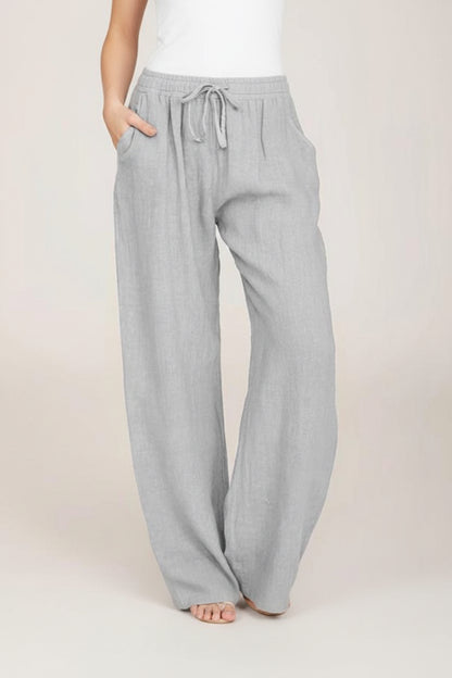 Pantalones con cordón