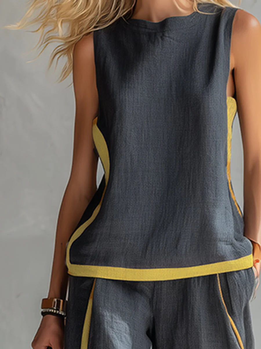 Conjunto de chaleco y pantalón