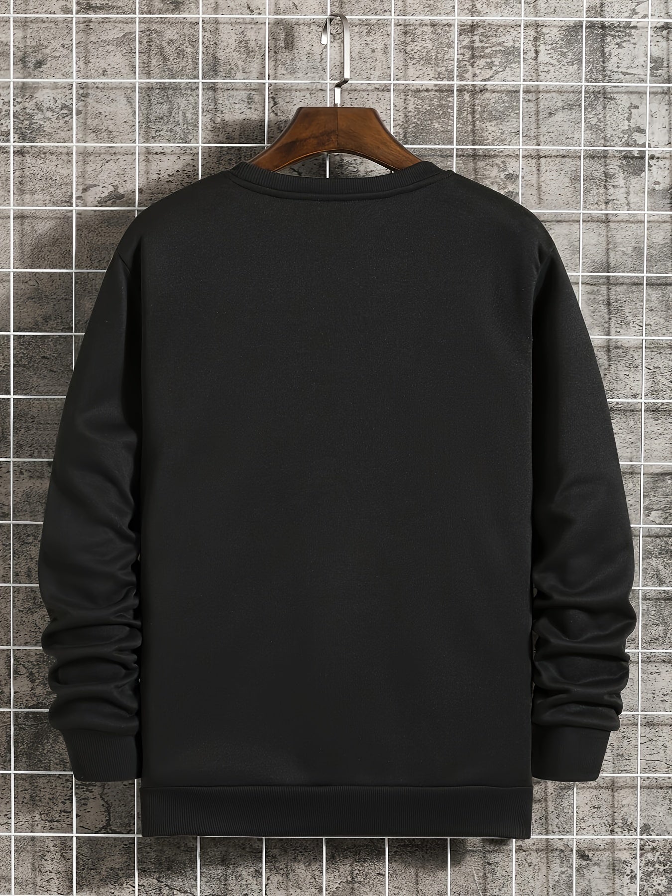 Sudadera lisa negra