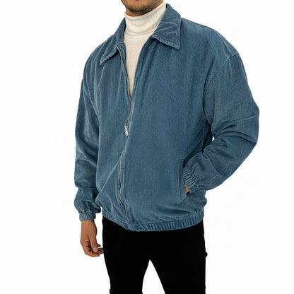 Chaqueta polar azul