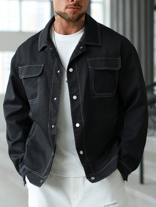 Chaqueta vaquera negra