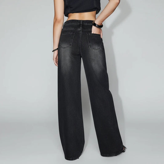 Vaqueros negros con brillantes