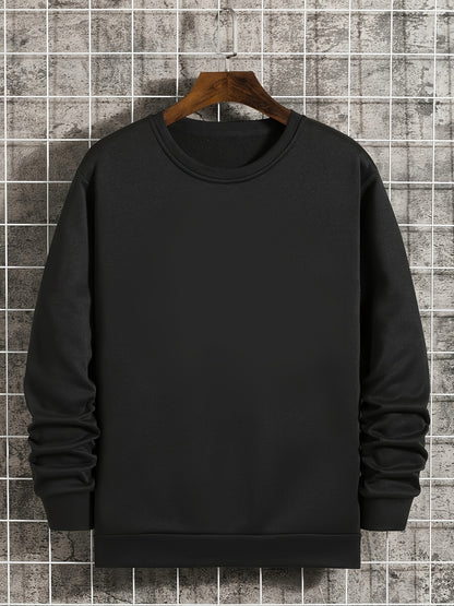 Sudadera lisa negra
