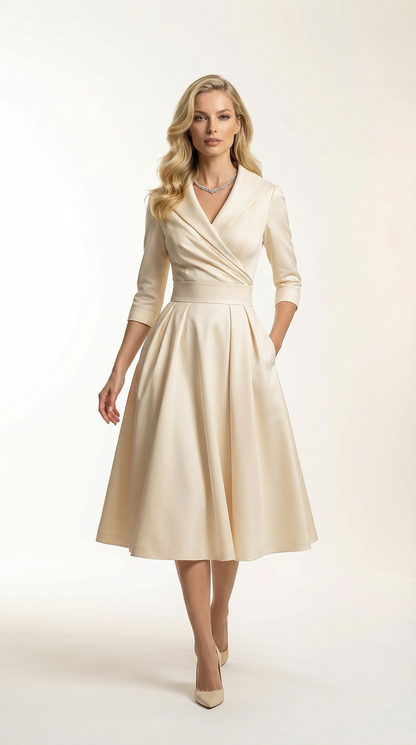 Vestido evento blanco