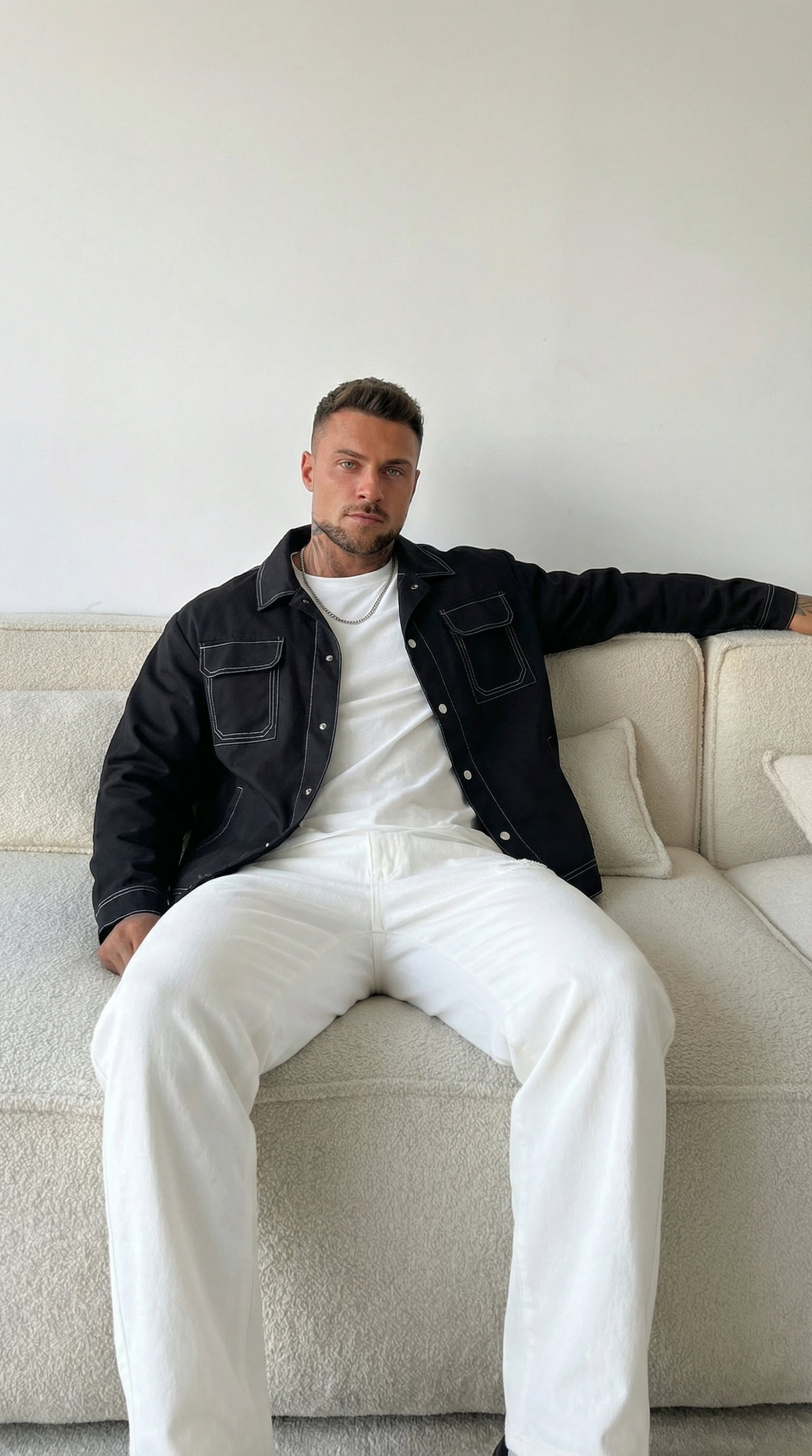 Chaqueta vaquera negra