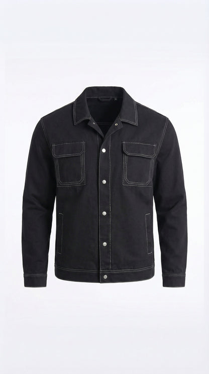 Chaqueta vaquera negra