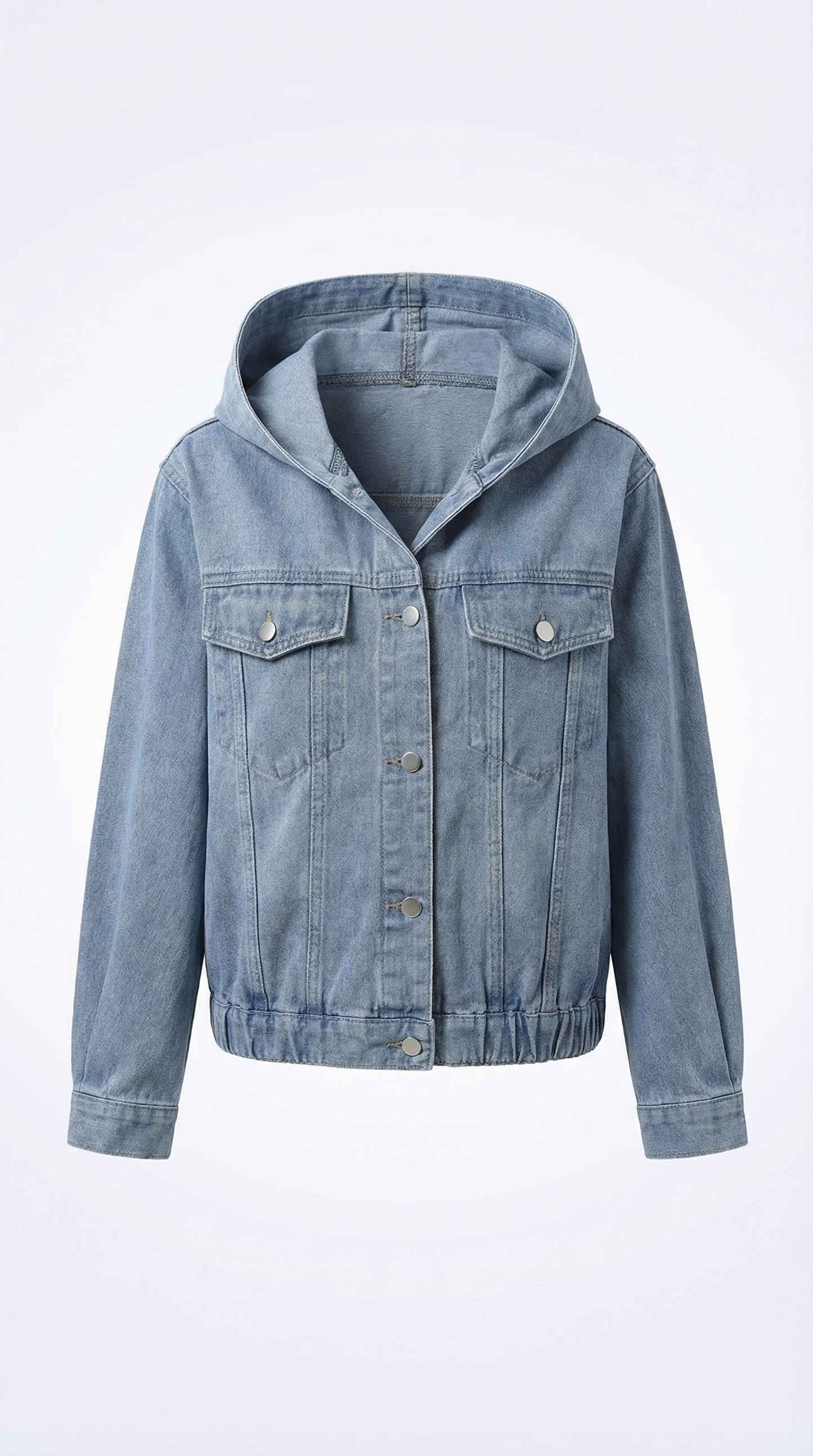 Sudadera vaquera con capucha