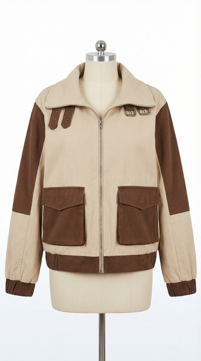 Chaqueta dos colores