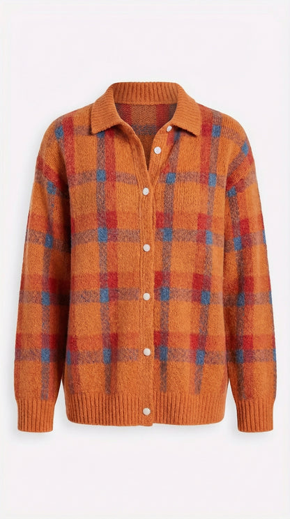 Chaqueta estampado cuadros