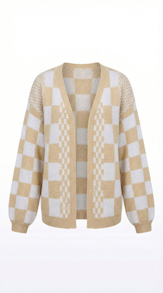 Chaqueta beige dos colores