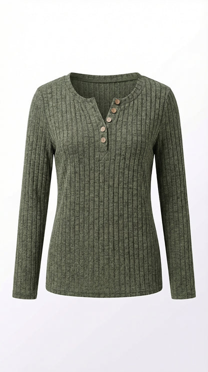 Jersey de punto fino verde