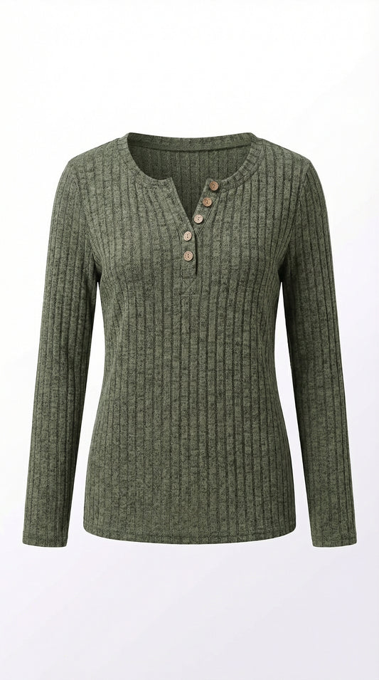 Jersey de punto fino verde