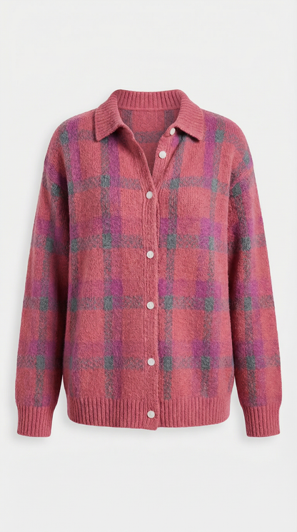 Chaqueta estampado cuadros