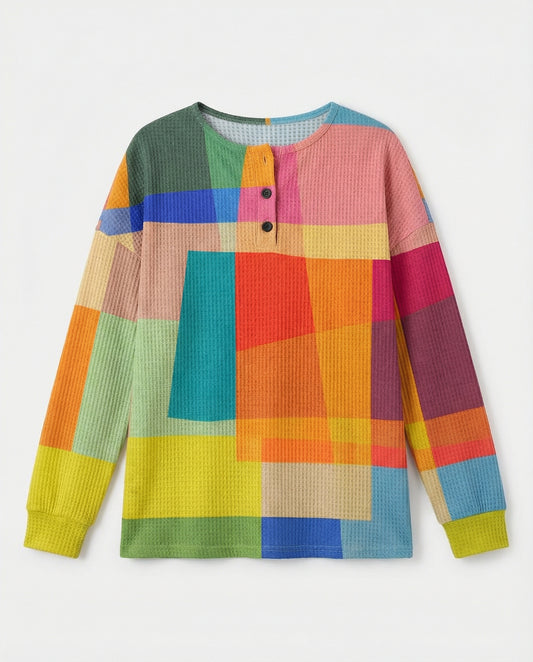 Jersey estampado multicolor