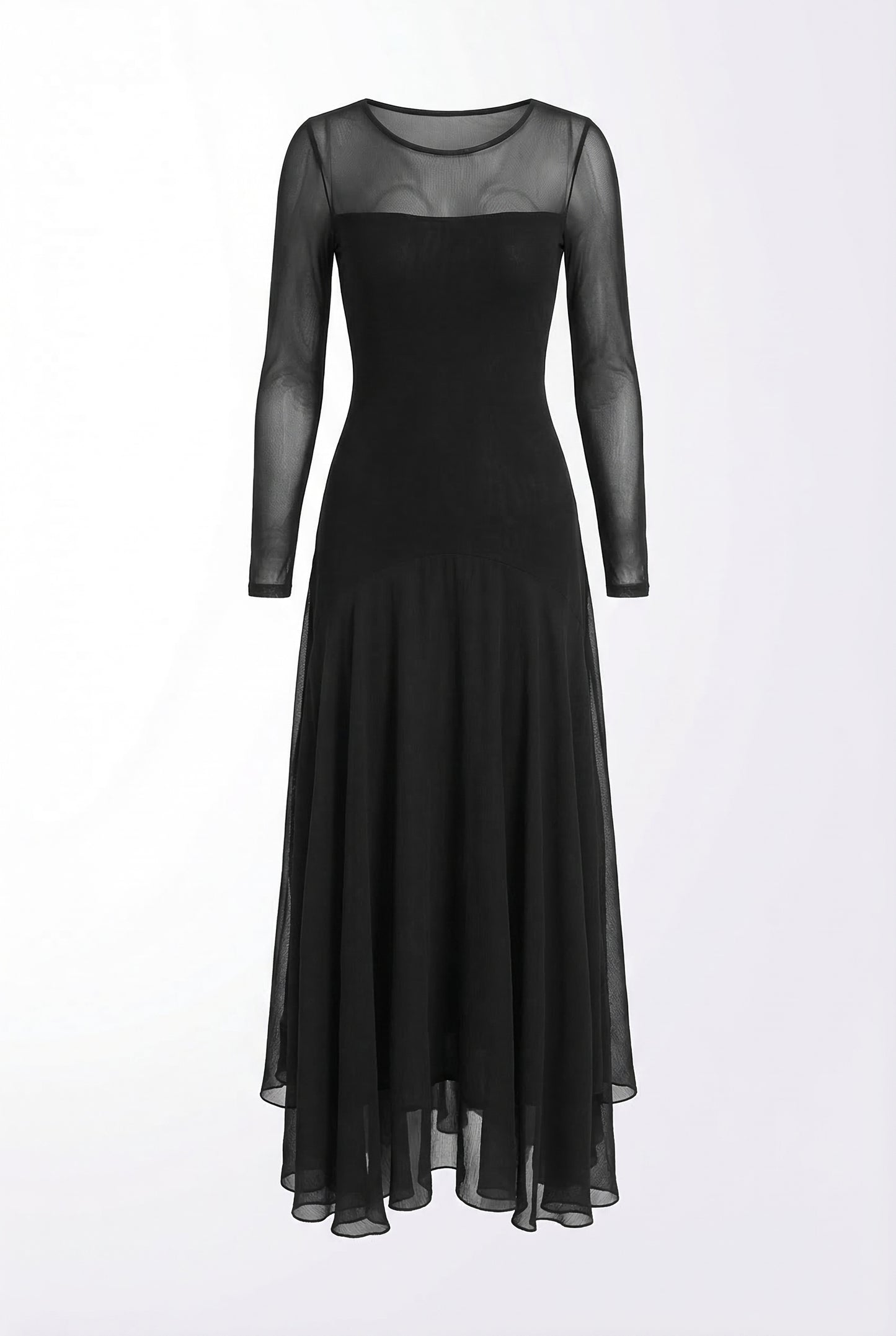 Soul vestido largo con transparencias