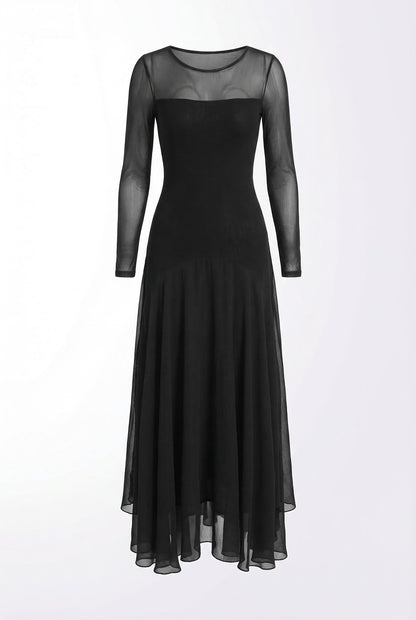 Soul vestido largo con transparencias