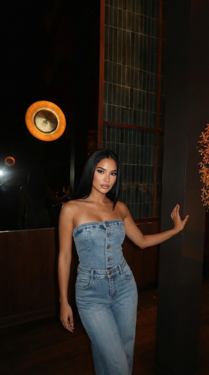 Mono estilo vaquero sin mangas