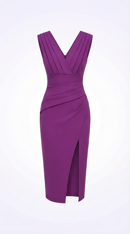 Beberly. Vestido corto con detalles