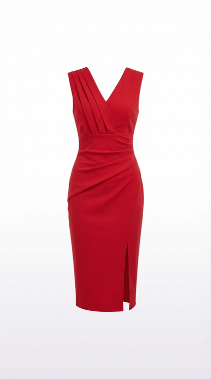 Beberly. Vestido corto con detalles