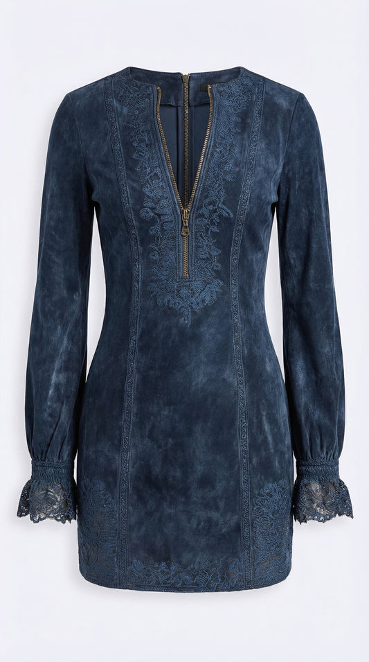 India. Vestido corto estilo oriental