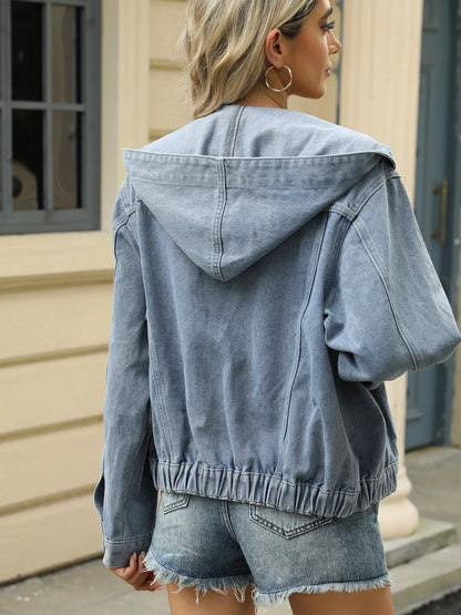 Sudadera vaquera con capucha